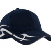 Racing Cap with Sickle Flames