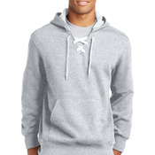 Lace Up Pullover Hooded Sweatshirt