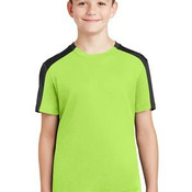 Youth PosiCharge ® Competitor ™ Sleeve Blocked Tee